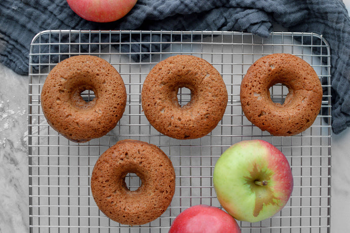 Vegan Apple Spice Donuts (Baked)