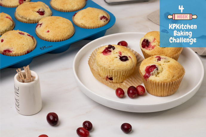 Fall Muffins: Cranberry Orange Muffins - Baking Challenge Recipe #2
