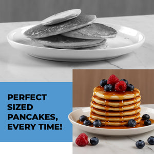 Pancake Batter Dispenser - Also Perfect for Cupcakes, Waffles, Crepes & Cakes - KPKitchen