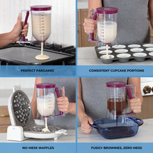 Load image into Gallery viewer, Pancake Batter Dispenser - Also Perfect for Cupcakes, Waffles, Crepes &amp; Cakes - KPKitchen