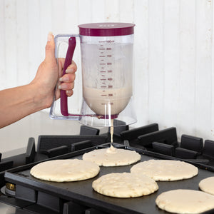 Pancake Batter Dispenser - Also Perfect for Cupcakes, Waffles, Crepes & Cakes - KPKitchen