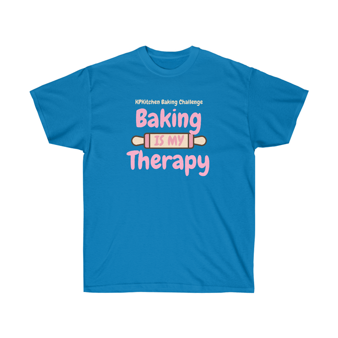 4 Week Baking Challenge - Baking Is My Therapy T-Shirt - KPKitchen
