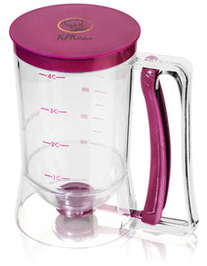 Pancake Batter Dispenser - Also Perfect for Cupcakes, Waffles, Crepes & Cakes - KPKitchen